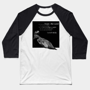 Eagle Isaiah 4031 Illustration Baseball T-Shirt